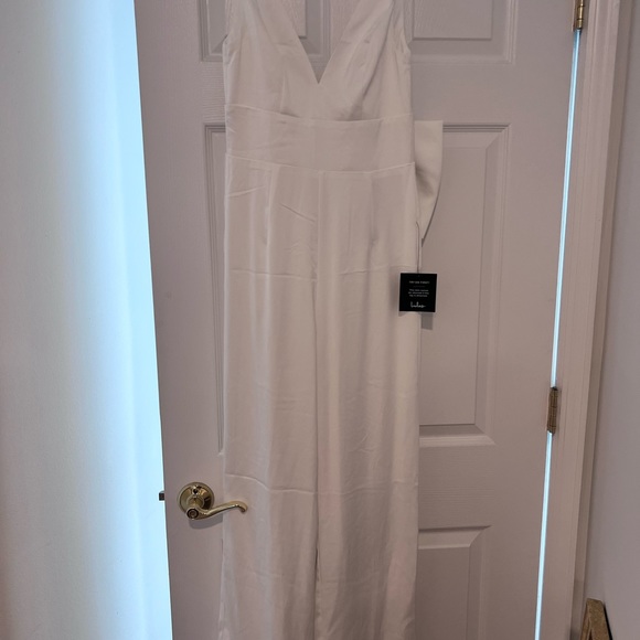 Brand New with Tag White Bow Jumpsuit XS - Picture 3 of 5
